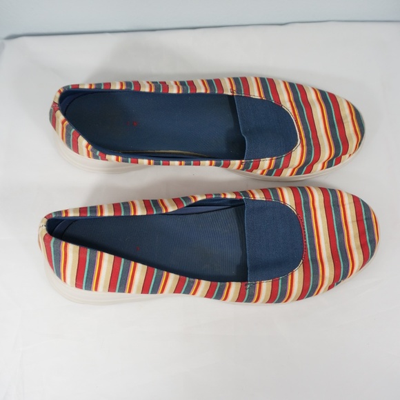 Lands' End Striped Loafers Size 9.5B - Picture 7 of 8
